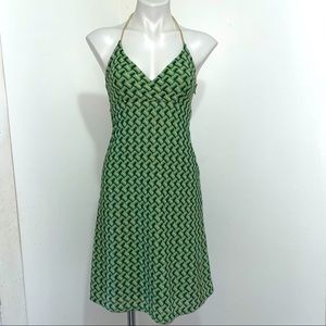 Ann Taylor LOFT size 2 green knit halter dress